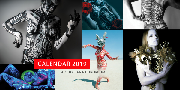 Calendar by Body painting by Lana Chromium  to buy